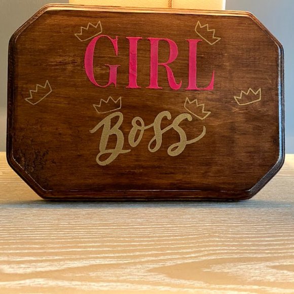 "Girl Boss" Custom made Plaque - Picture 1 of 4